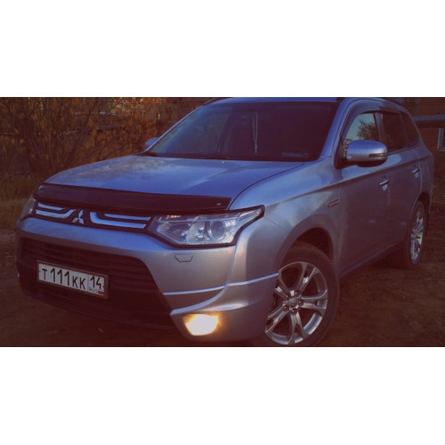 Дефлектор капота Mitsubishi Outlander 2016